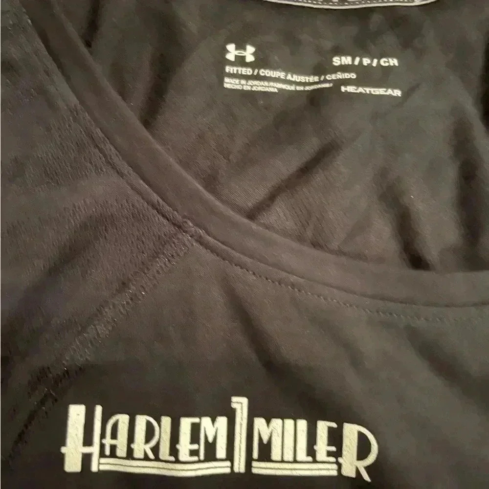 NWT Under Armour Men’s Harlem Run Mesh Tank Black S - Picture 4 of 6